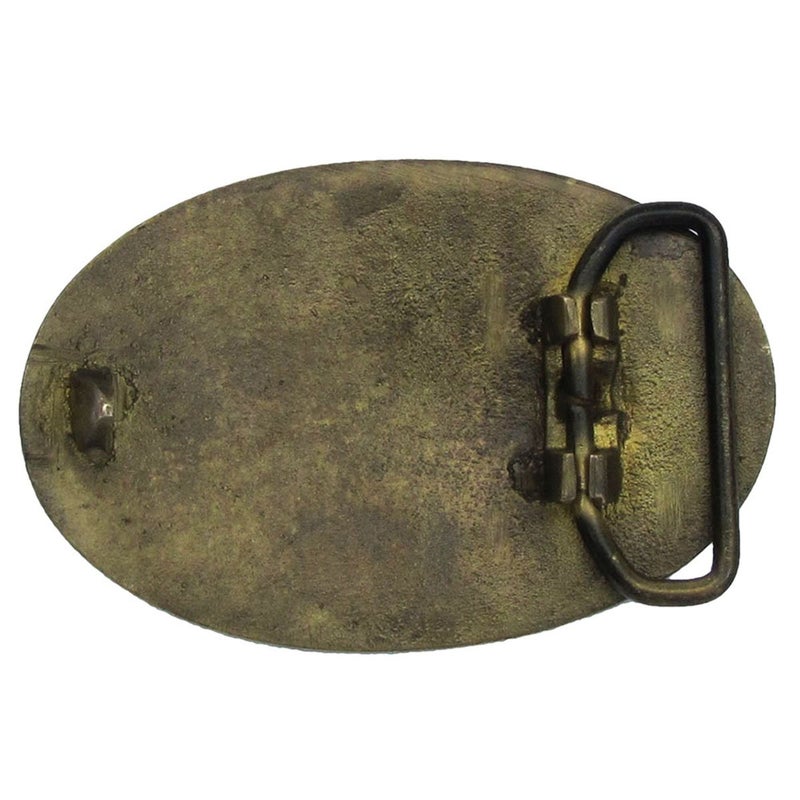 Treasure Gurus Antique Brass TEXAS STAR CIVIL WAR Belt BUCKLE - Image 2